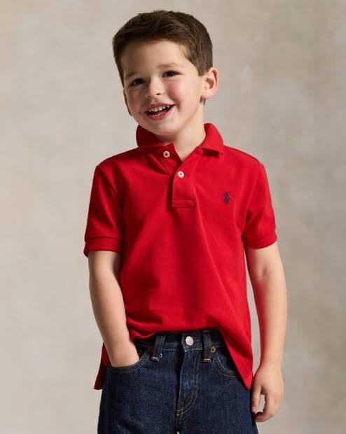Polo rood korte mouw