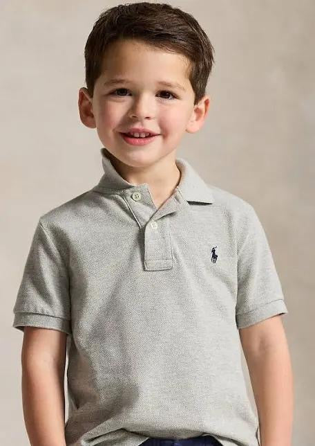 Polo grijs korte mouw
