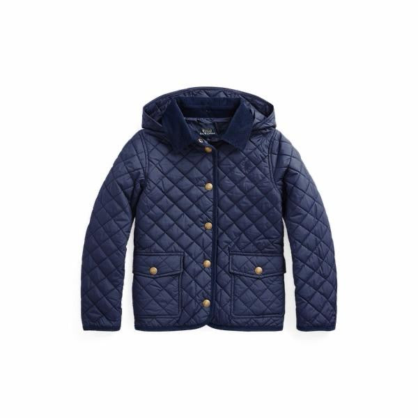 Jas Ralph navy blauw kraag
