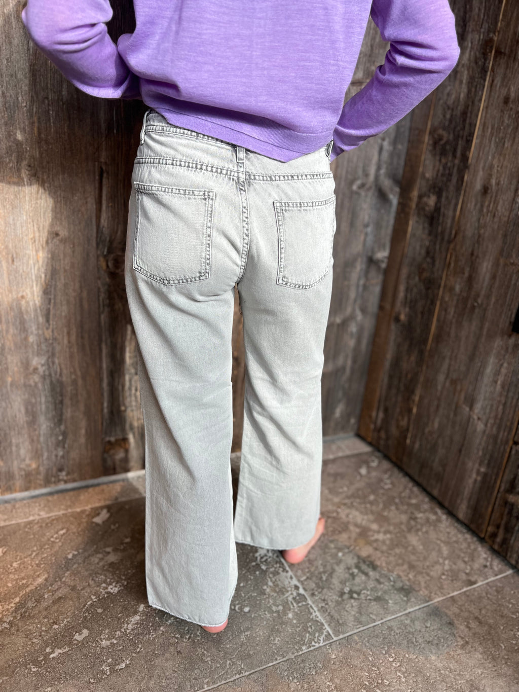 Grey denim