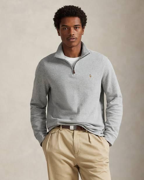 Sweater rits grijs