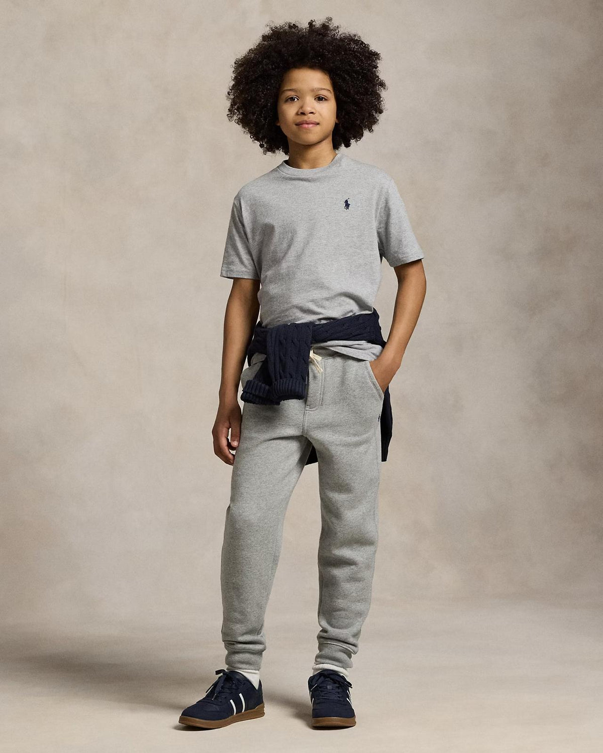 T shirt grijs blauw paard